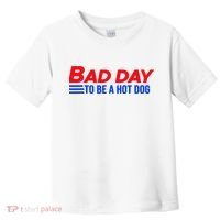 Bad Day To Be A Hot Dog Funny Toddler T-Shirt thumb 0