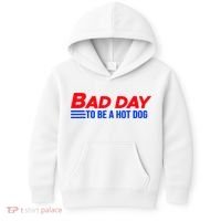 Bad Day To Be A Hot Dog Funny Kids Hoodie thumb 0