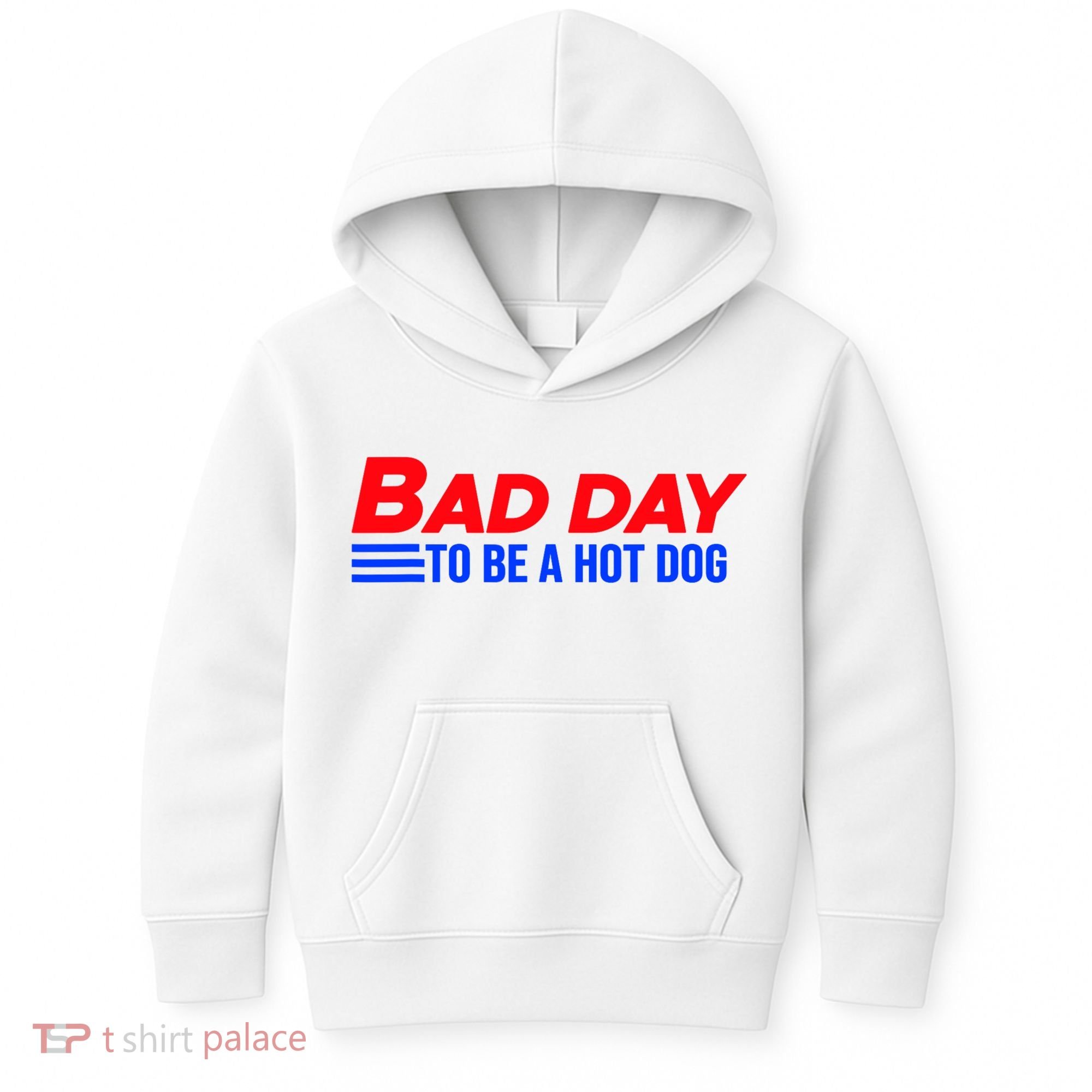 Bad Day To Be A Hot Dog Funny Kids Hoodie