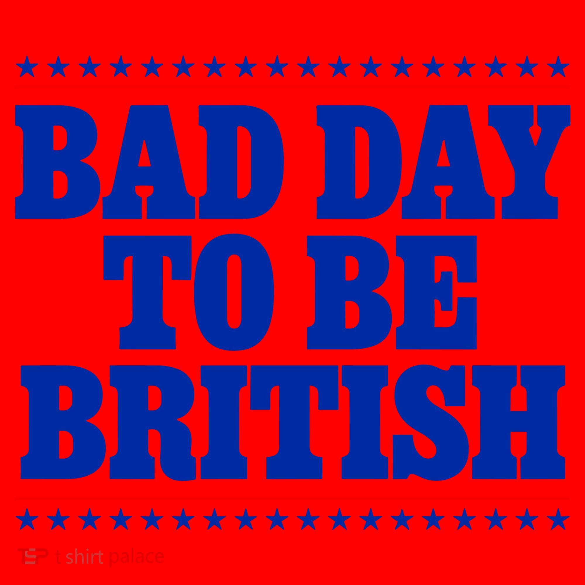 Bad Day To Be British Funny 4th Of July Santa Hat