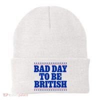 Bad Day To Be British Funny 4th Of July Beanie thumb 0