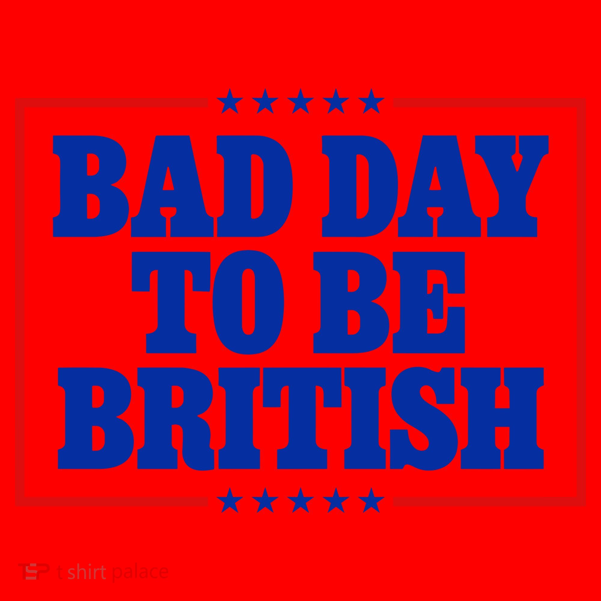 Bad Day To Be British Funny 4th Of July Santa Hat