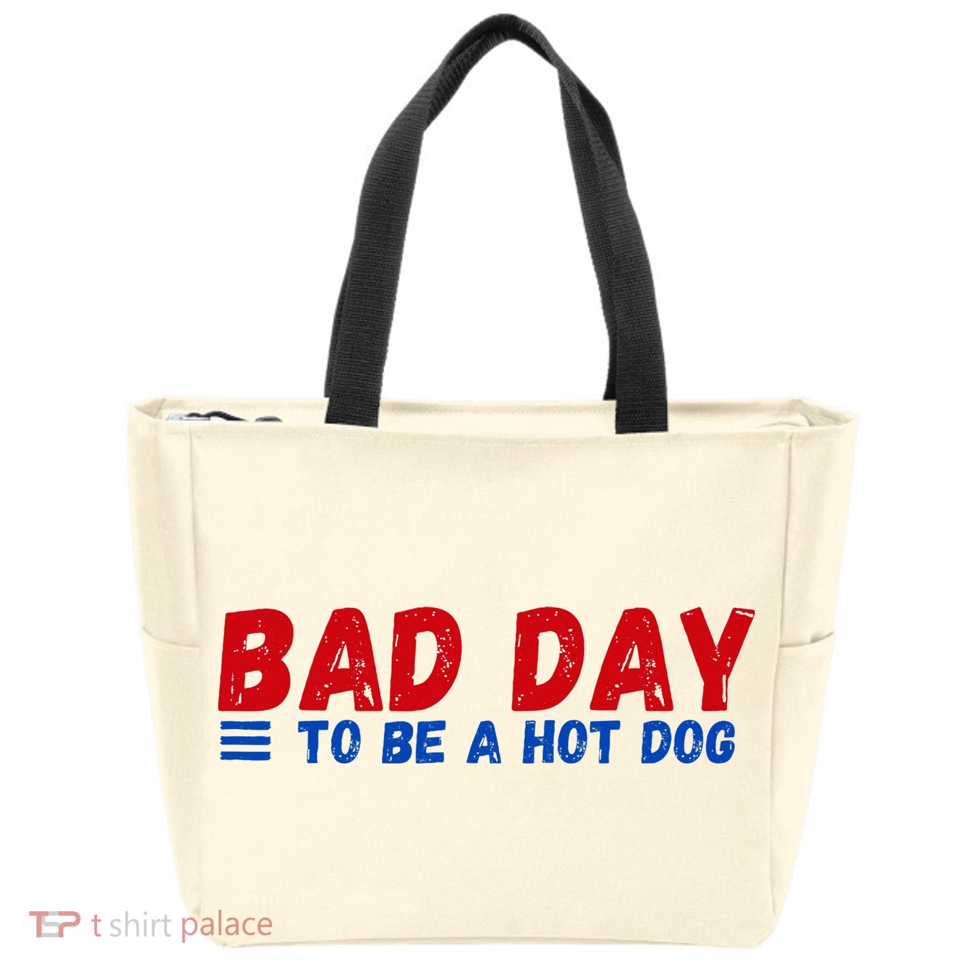 Bad Day To Be A Hot Dog Tote Bag