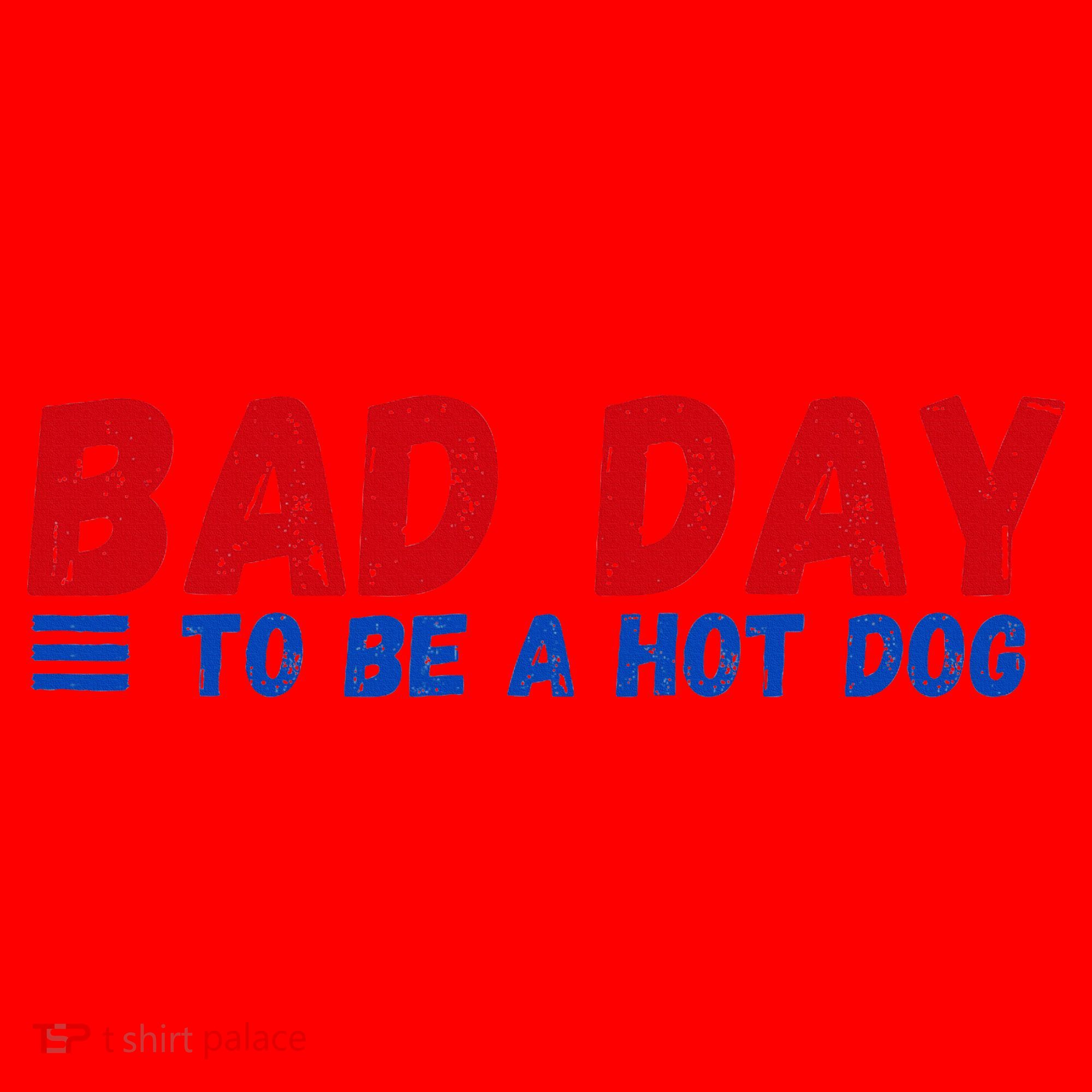 Bad Day To Be A Hot Dog Santa Hat