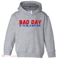 Bad Day To Be A Hot Dog Toddler Hoodie thumb 0