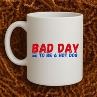 Bad Day To Be A Hot Dog Coffee Mug thumb 2