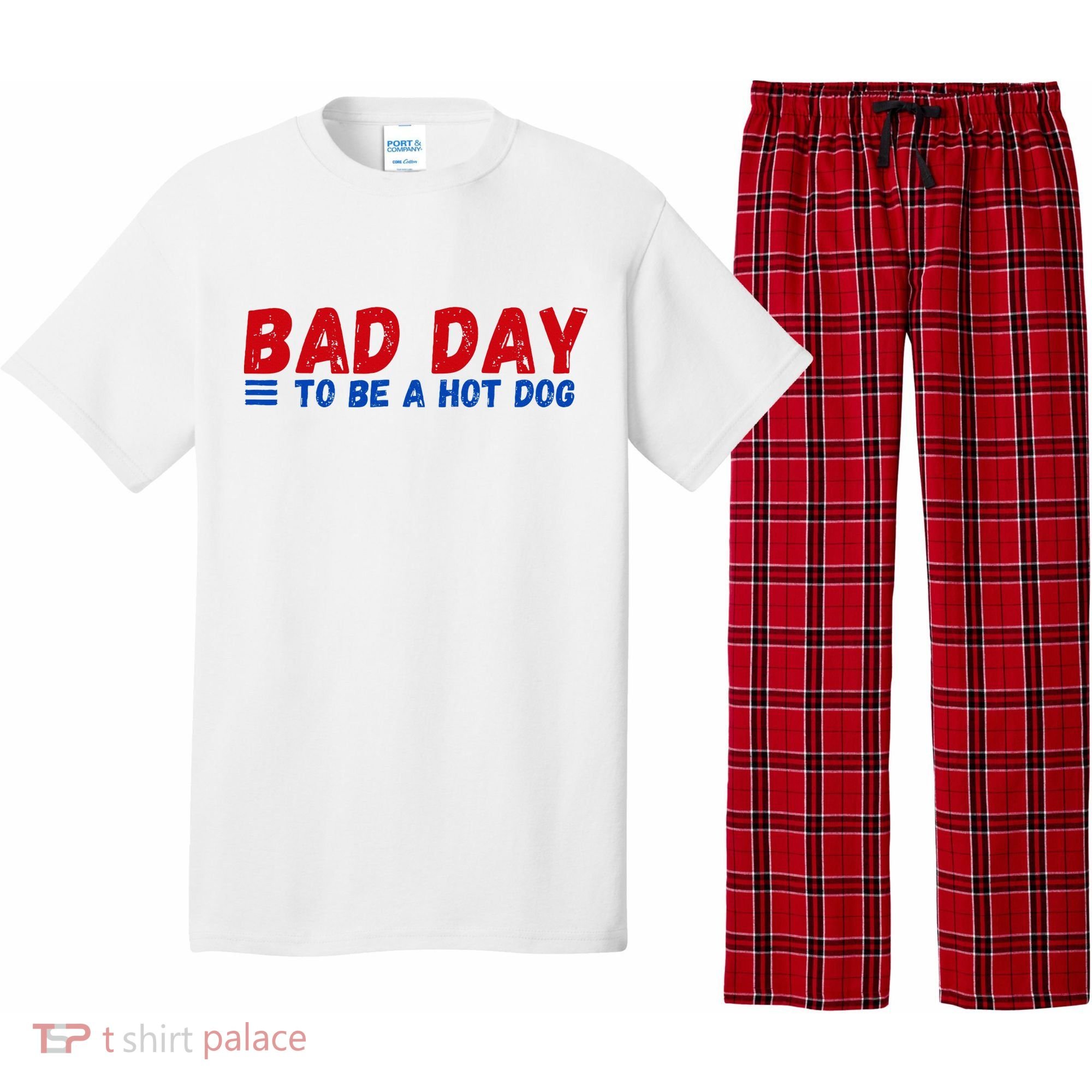 Bad Day To Be A Hot Dog Pajama Set