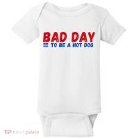 Bad Day To Be A Hot Dog Baby Bodysuit thumb 0