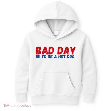 Bad Day To Be A Hot Dog Kids Hoodie