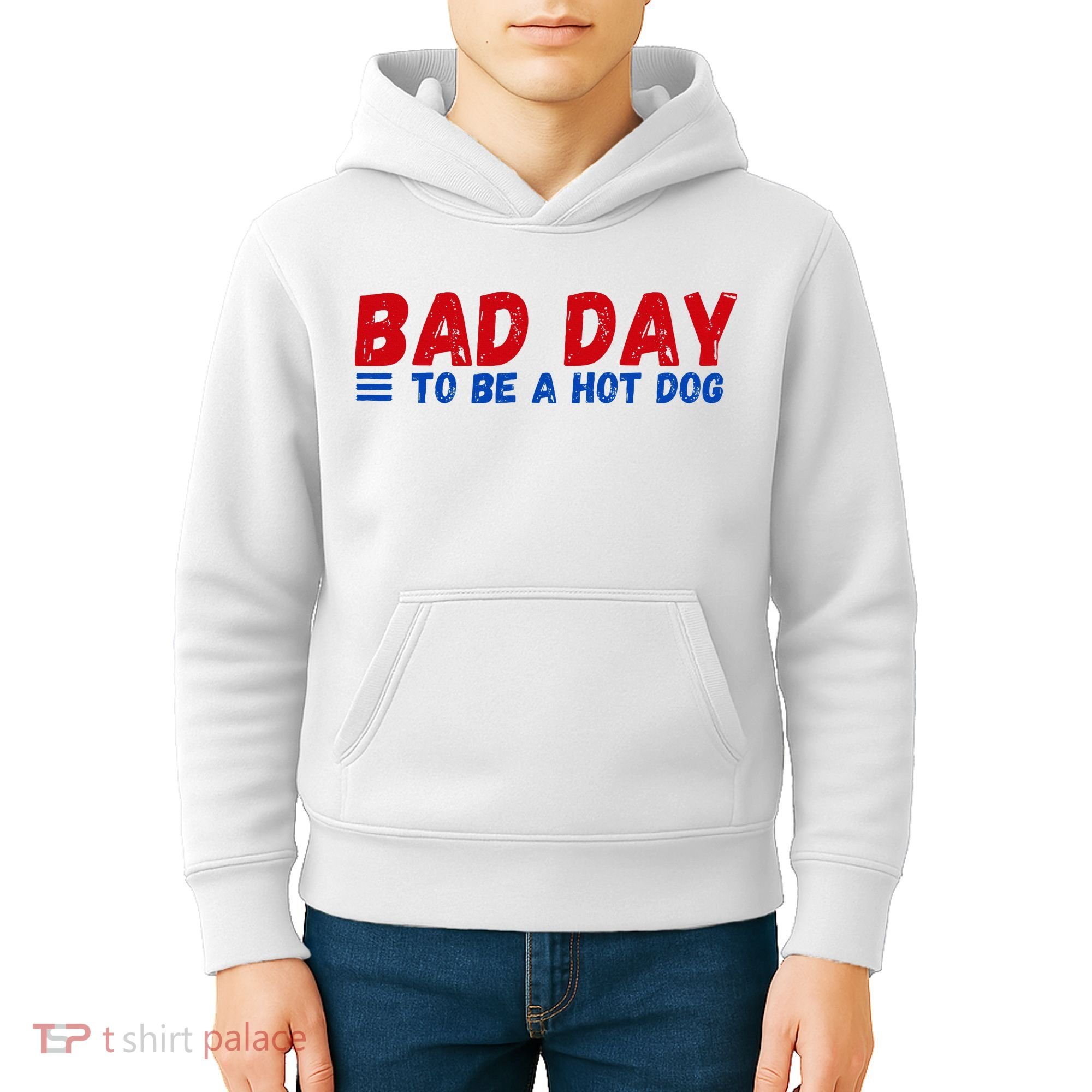 Bad Day To Be A Hot Dog Kids Hoodie