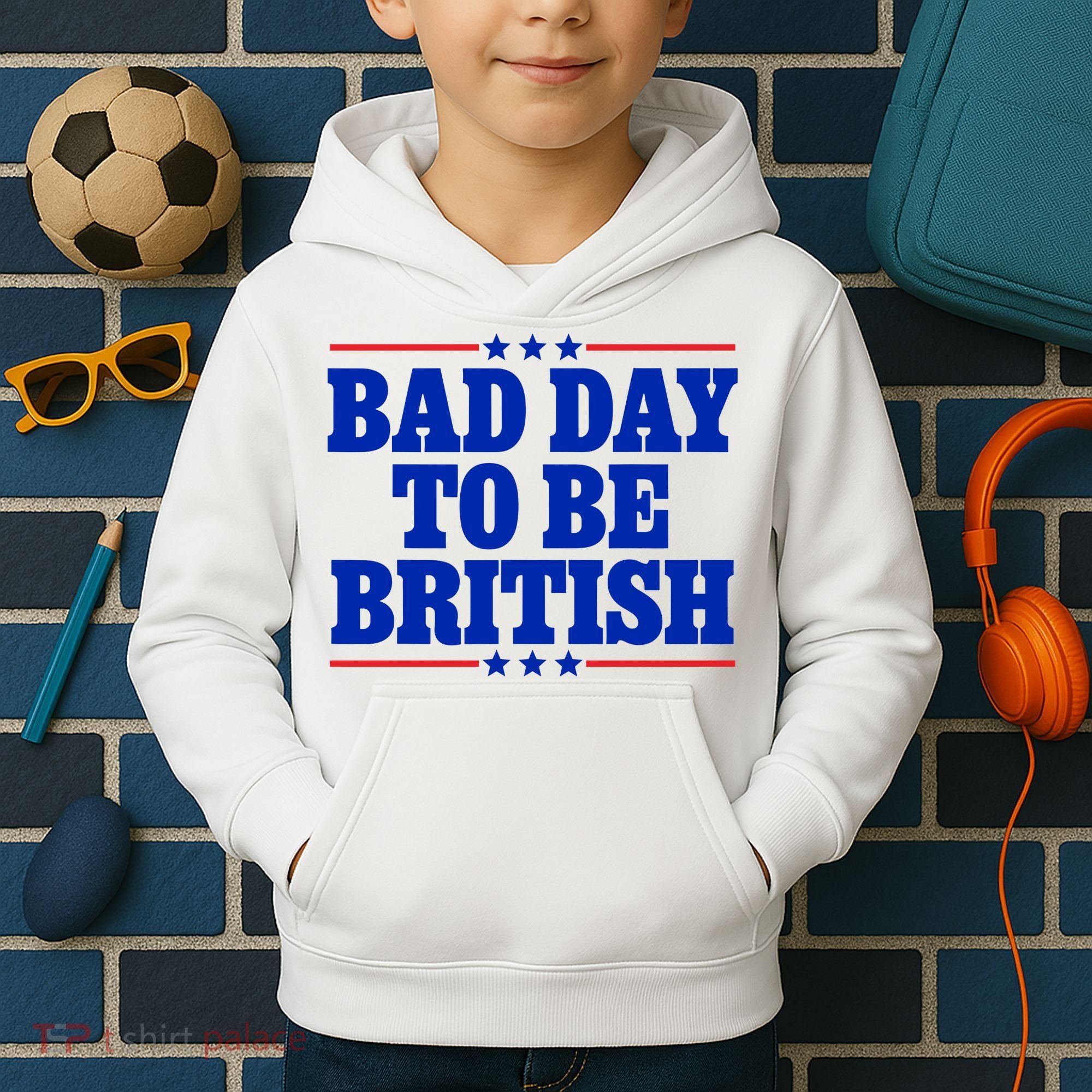 Bad Day To Be British Kids Hoodie