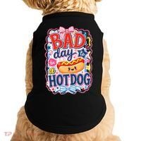Bad Day To Be A Hotdog Doggie Tank thumb 0