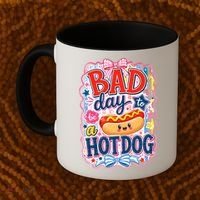 Bad Day To Be A Hotdog Coffee Mug thumb 2