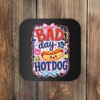 Bad Day To Be A Hotdog Coaster thumb 0