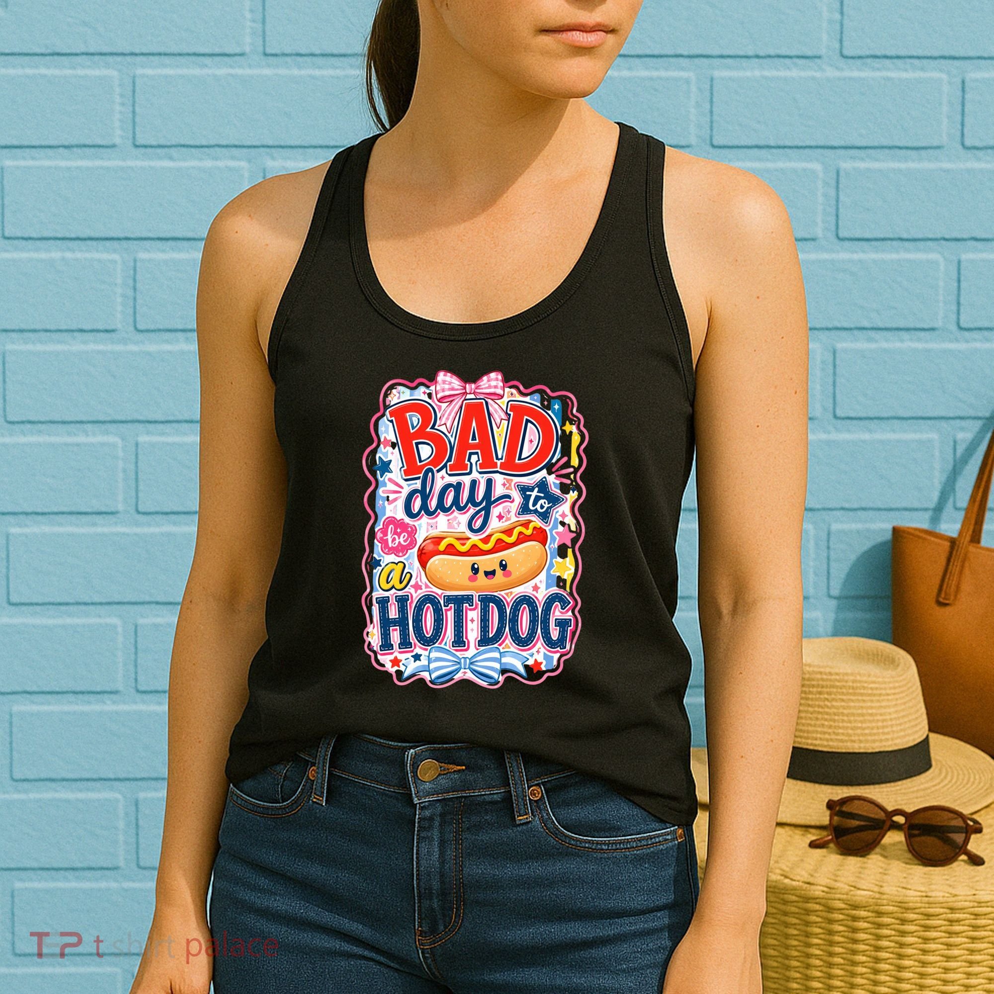 Bad Day To Be A Hotdog Women's Tank Top