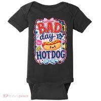 Bad Day To Be A Hotdog Baby Bodysuit thumb 0