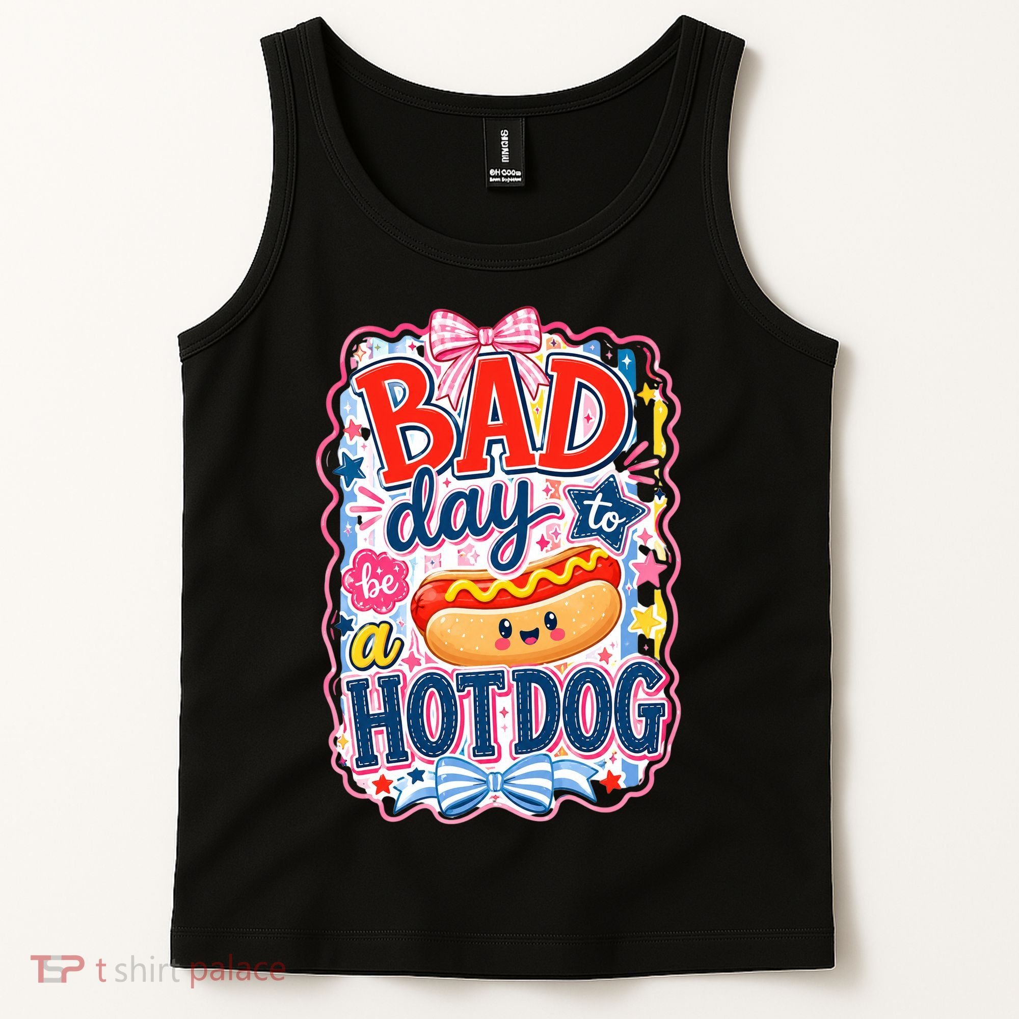 Bad Day To Be A Hotdog Tank Top