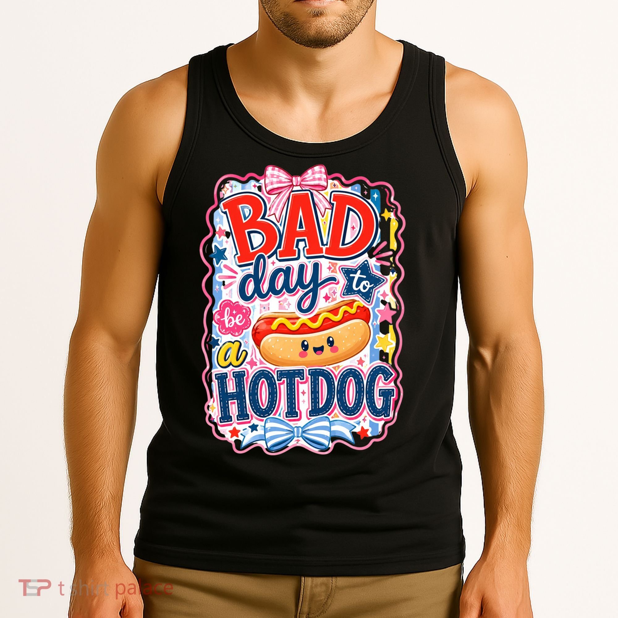 Bad Day To Be A Hotdog Tank Top