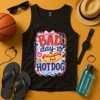 Bad Day To Be A Hotdog Tank Top thumb 4
