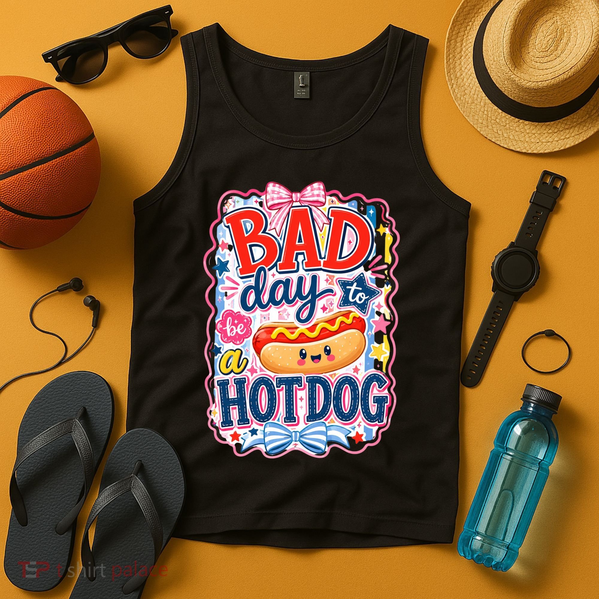Bad Day To Be A Hotdog Tank Top