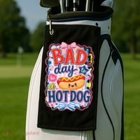 Bad Day To Be A Hotdog Golf Towel thumb 2