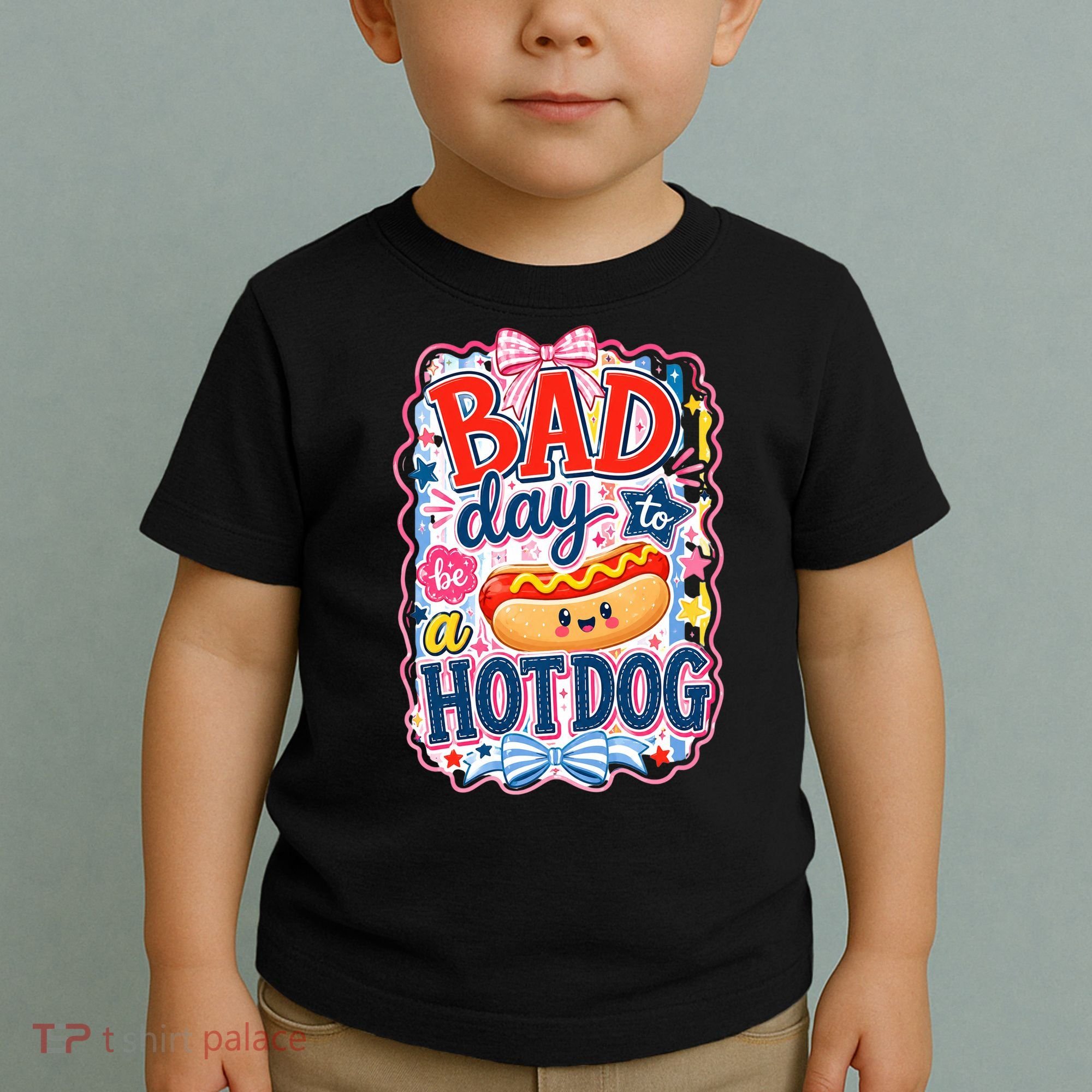 Bad Day To Be A Hotdog Toddler T-Shirt