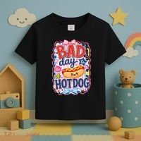 Bad Day To Be A Hotdog Toddler T-Shirt thumb 3