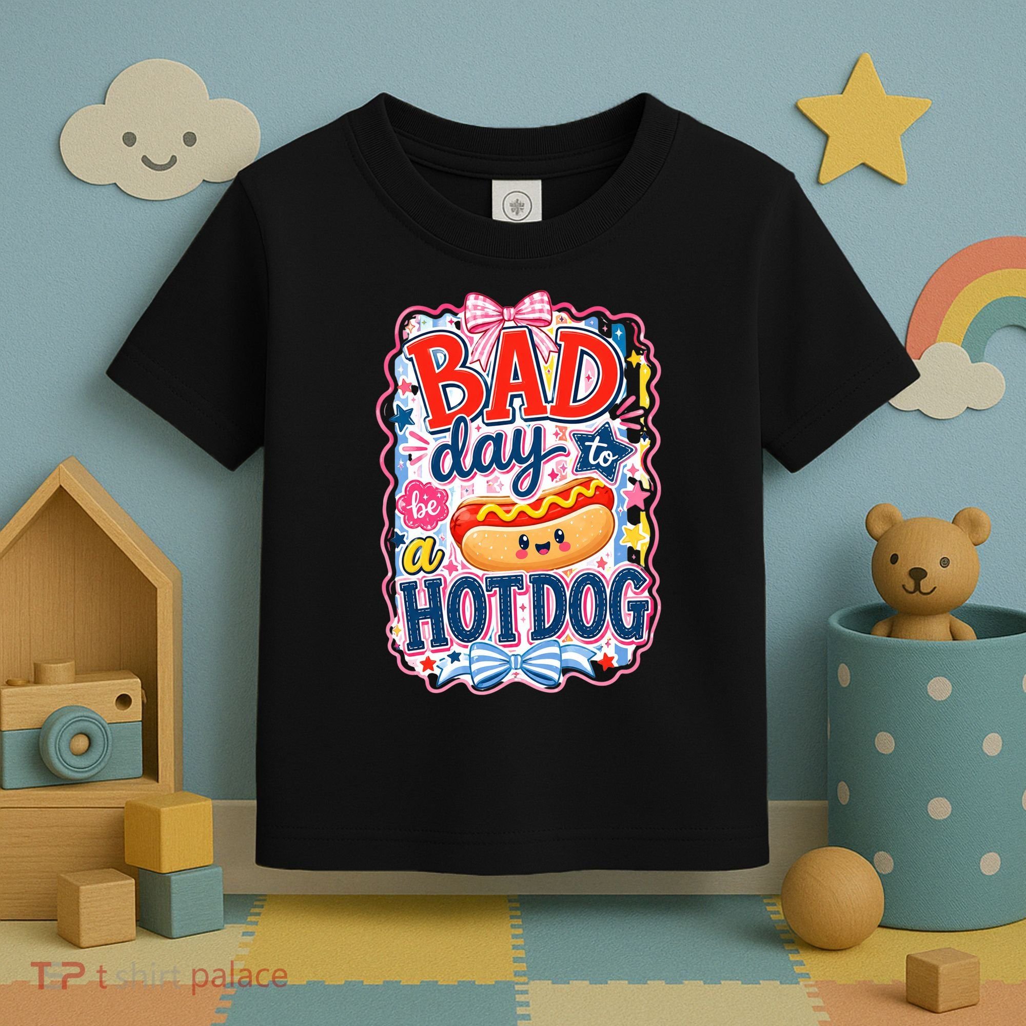 Bad Day To Be A Hotdog Toddler T-Shirt