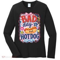 Bad Day To Be A Hotdog Women's Long Sleeve Shirt thumb 0