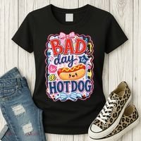 Bad Day To Be A Hotdog Women's T-Shirt thumb 3
