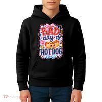 Bad Day To Be A Hotdog Kids Hoodie thumb 4