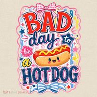 Bad Day To Be A Hotdog Kids T-Shirt thumb 2