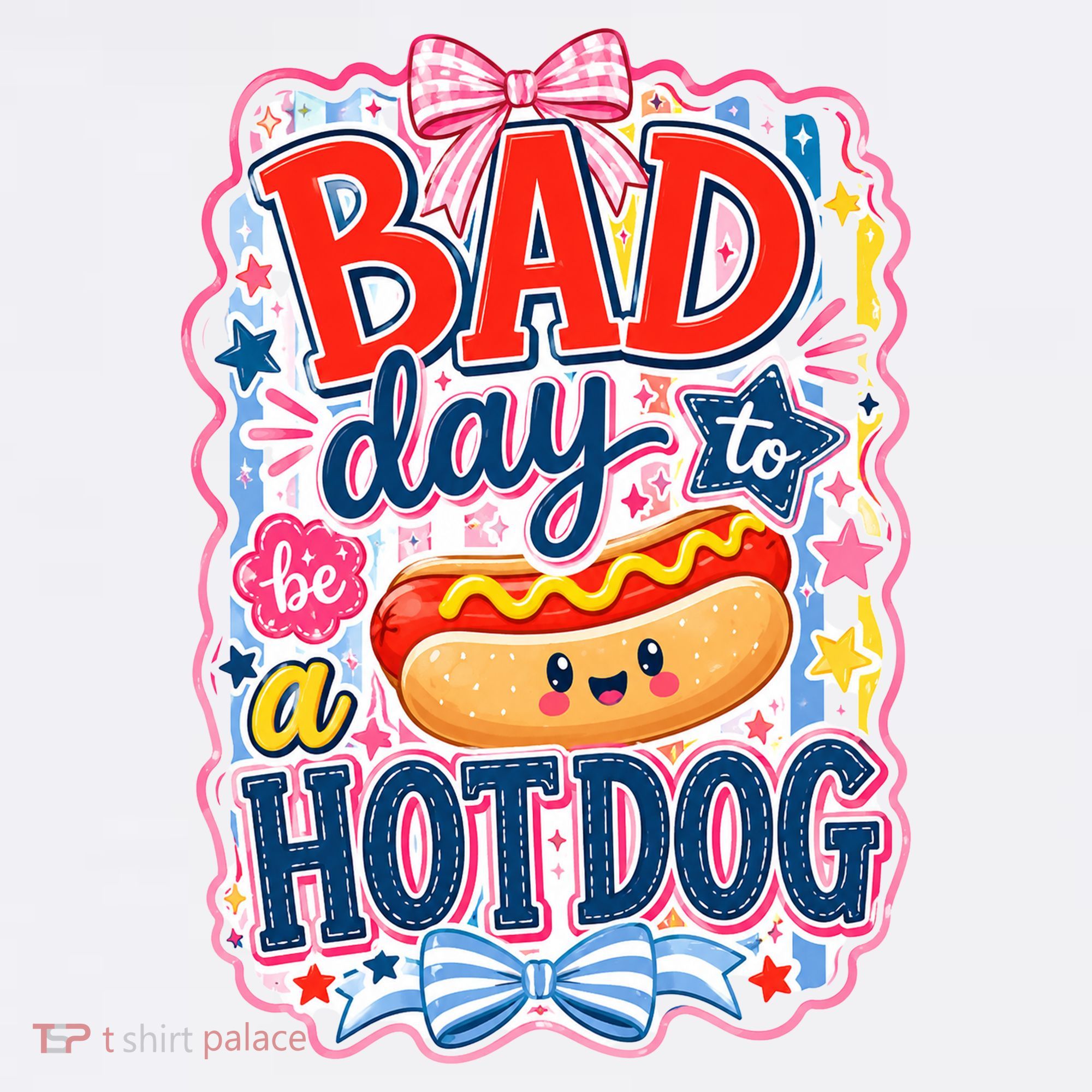 Bad Day To Be A Hotdog Comfort Colors Garment-Dyed Hooded Sweatshirt