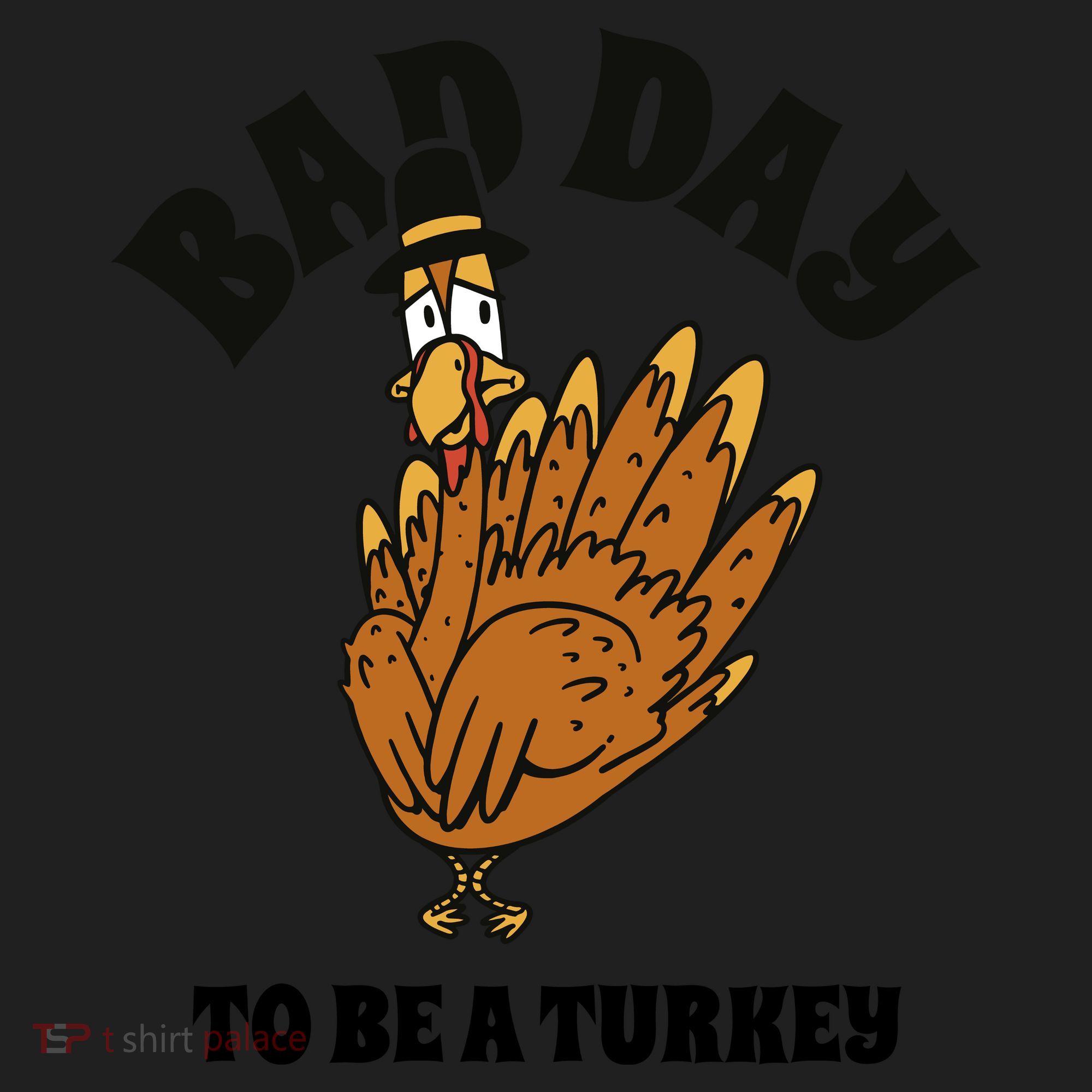 Bad Day To Be A Turkey Funny Thanksgiving Women's Sweatshirt