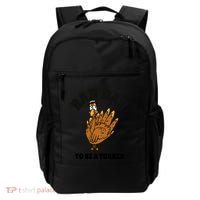 Bad Day To Be A Turkey Funny Thanksgiving Backpack thumb 0