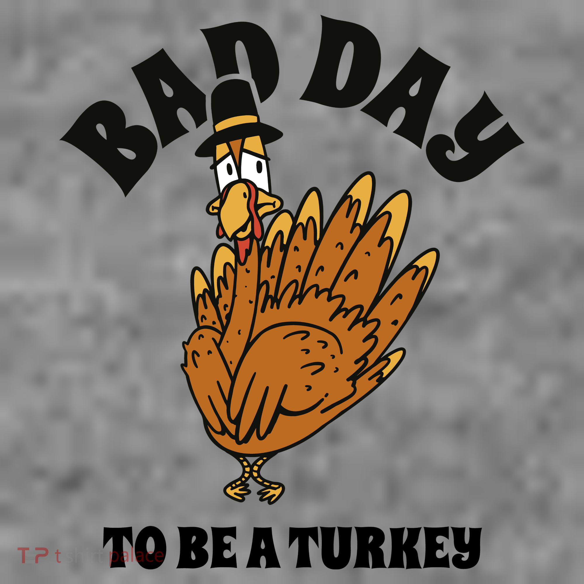 Bad Day To Be A Turkey Funny Thanksgiving Women's Hoodie