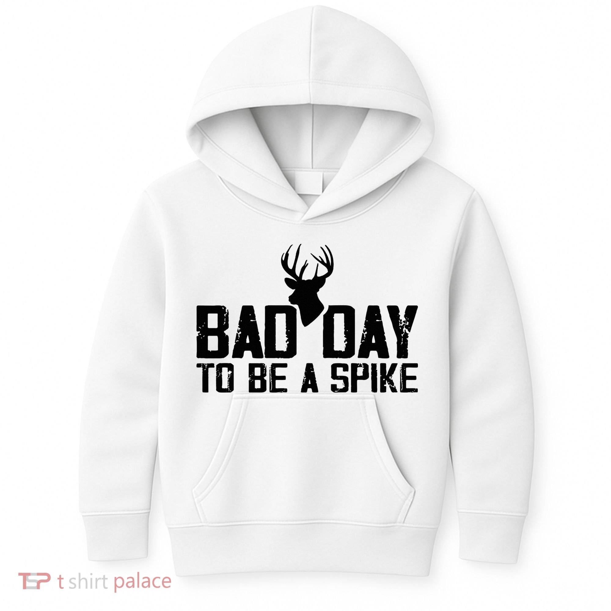 Bad Day To Be A Spike Hunting Season Funny Kids Hoodie