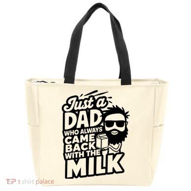 Bearded Dad That Always Came Back With The Milk Tote Bag