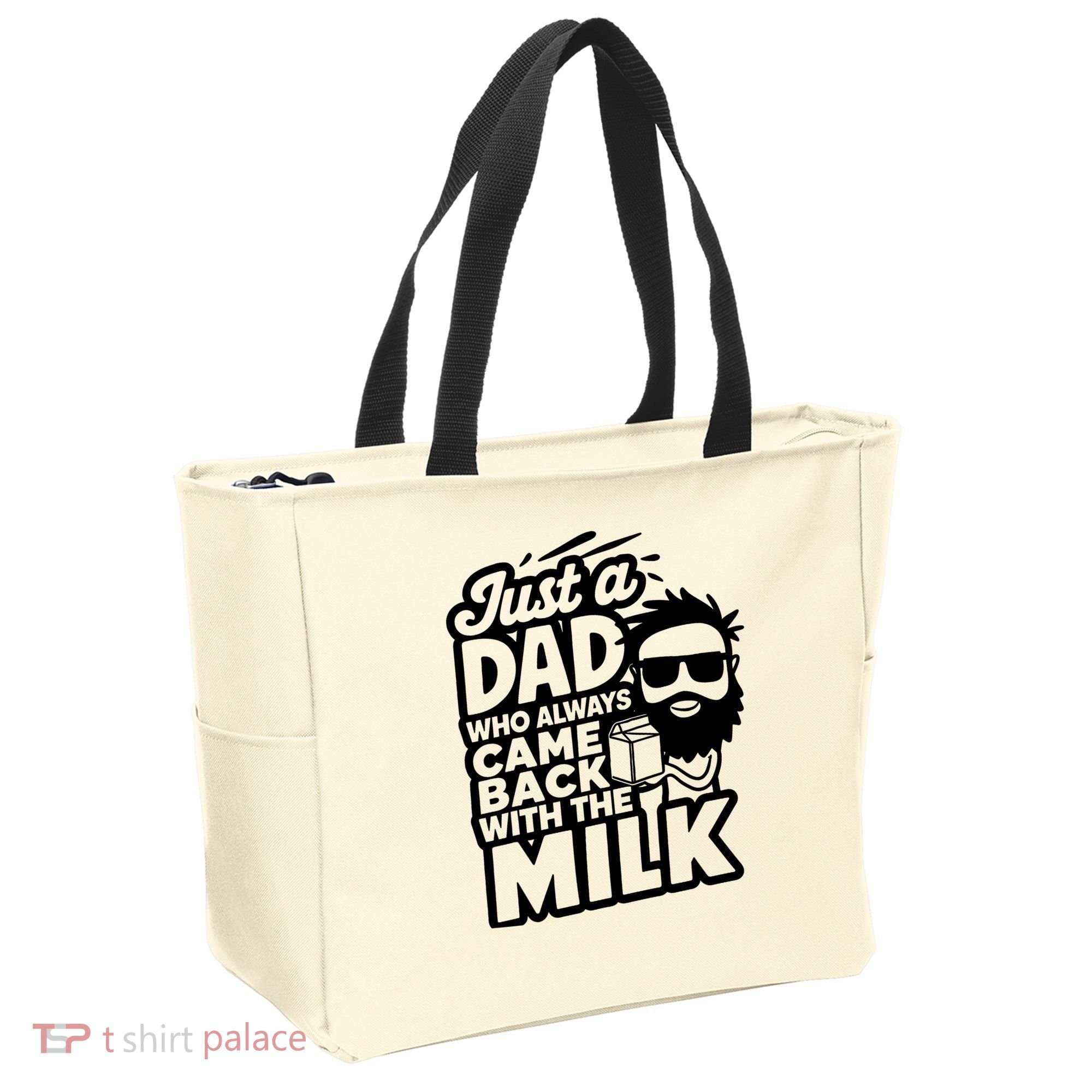 Bearded Dad That Always Came Back With The Milk Tote Bag