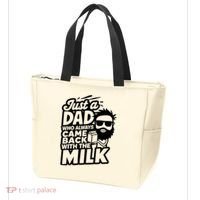 Bearded Dad That Always Came Back With The Milk Tote Bag thumb 3