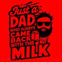 Bearded Dad That Always Came Back With The Milk Santa Hat thumb 1