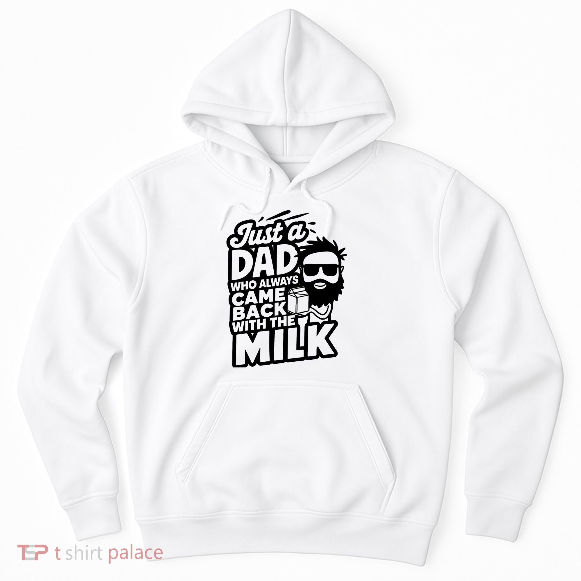 Bearded Dad That Always Came Back With The Milk Hoodie