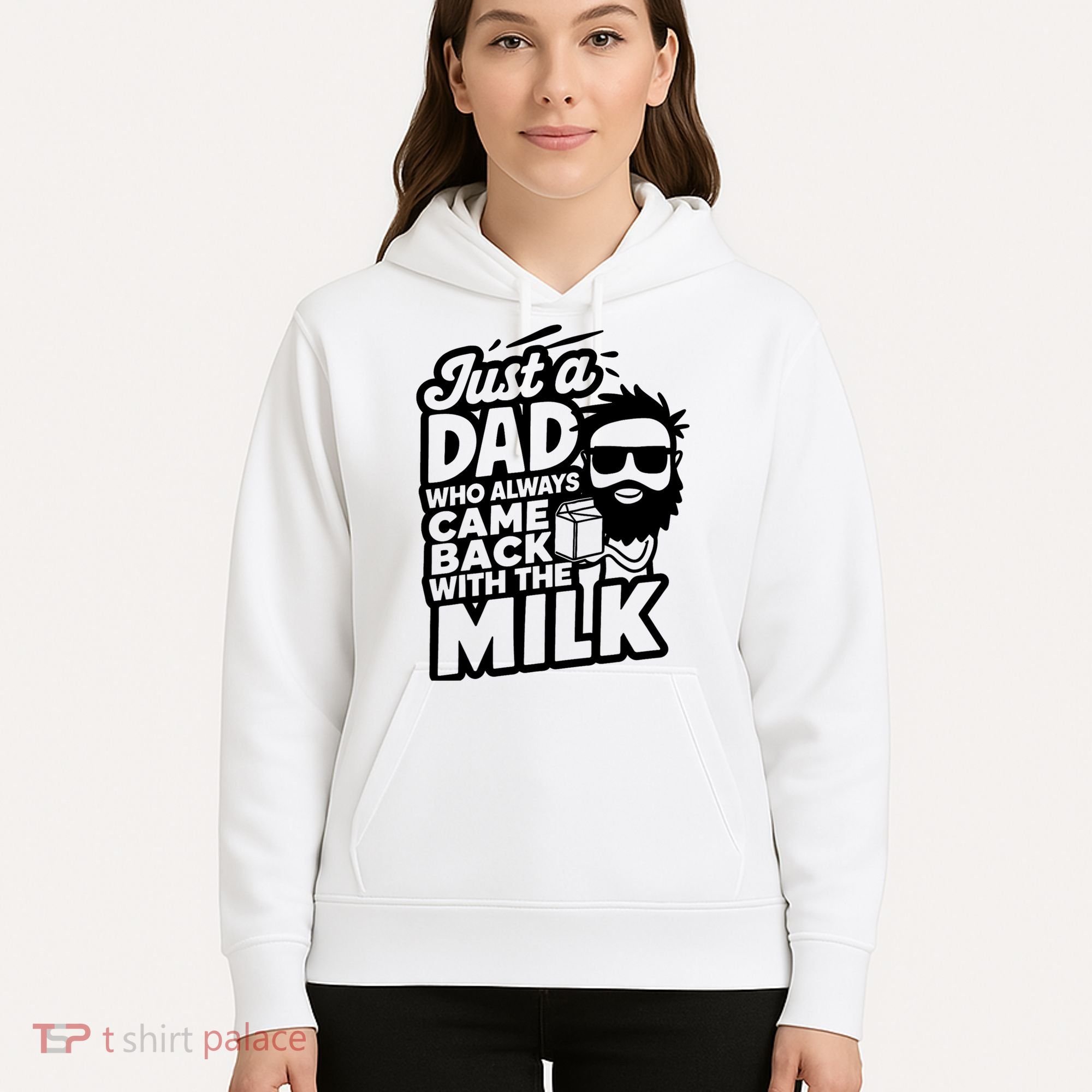 Bearded Dad That Always Came Back With The Milk Hoodie