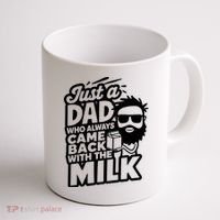 Bearded Dad That Always Came Back With The Milk Coffee Mug thumb 1
