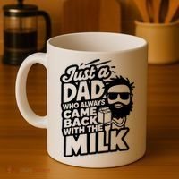 Bearded Dad That Always Came Back With The Milk Coffee Mug thumb 4