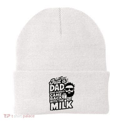 Bearded Dad That Always Came Back With The Milk Beanie