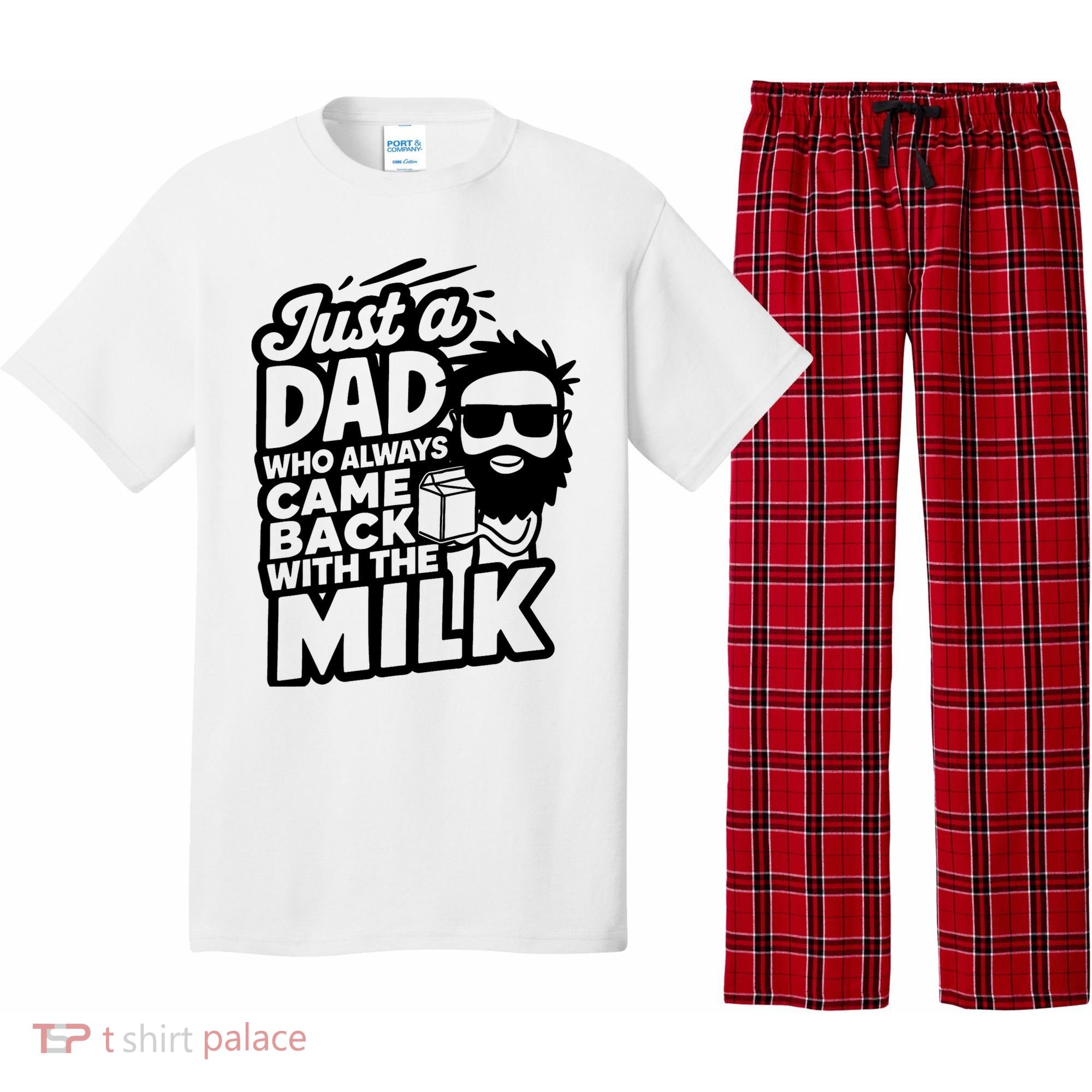 Bearded Dad That Always Came Back With The Milk Pajama Set