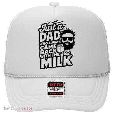 Bearded Dad That Always Came Back With The Milk Hat