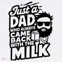 Bearded Dad That Always Came Back With The Milk Visor thumb 3