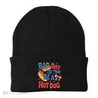 Bad Day To Be A Hot Dog 4th Of July  Beanie thumb 0